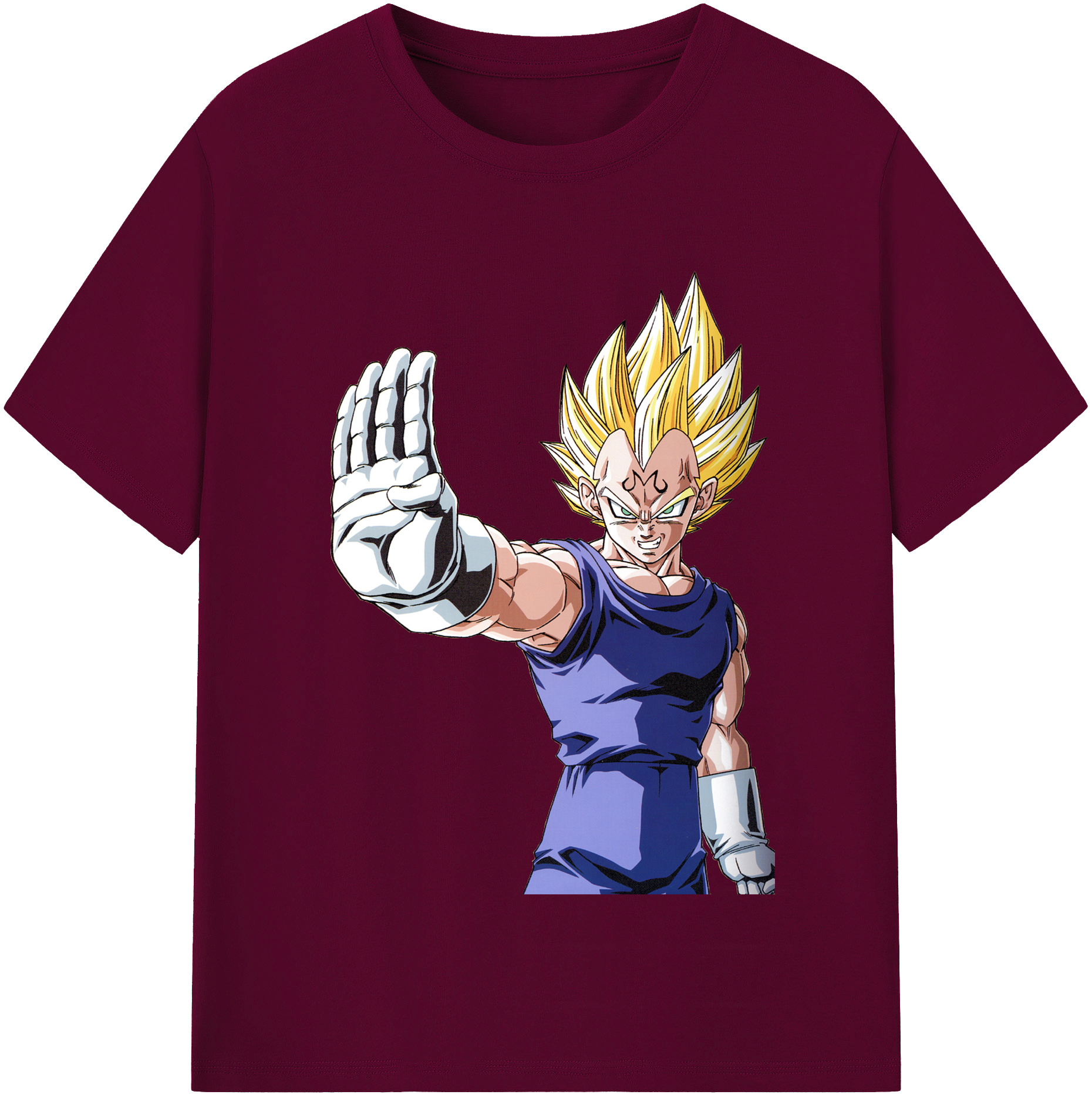 （画像用） ドラゴンボール ベジータ四世（Bejīta Yonsei）DRAGON BALL Vegeta IV レディースカジュアルプリントTシャツ（綿100％）